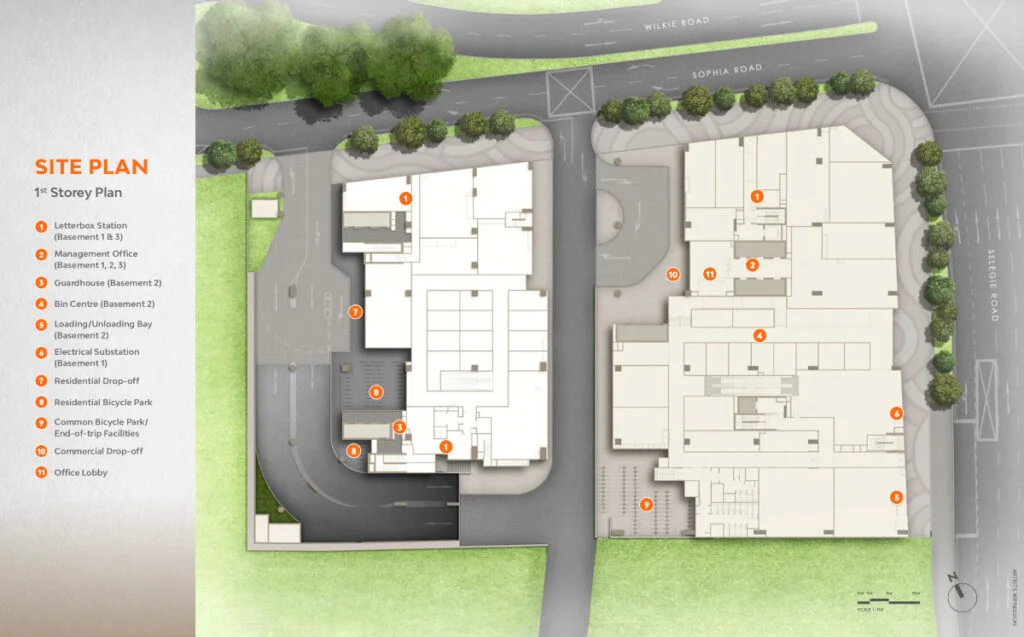 The Collective at One Sophia Sitemap