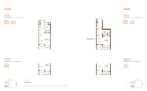 The Collective at One Sophia Studio Floor Plan